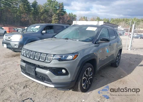 2022 Jeep Compass Limited 4X4 z USA, uszkodzony, nr VIN 3C4NJDCB6NT151684